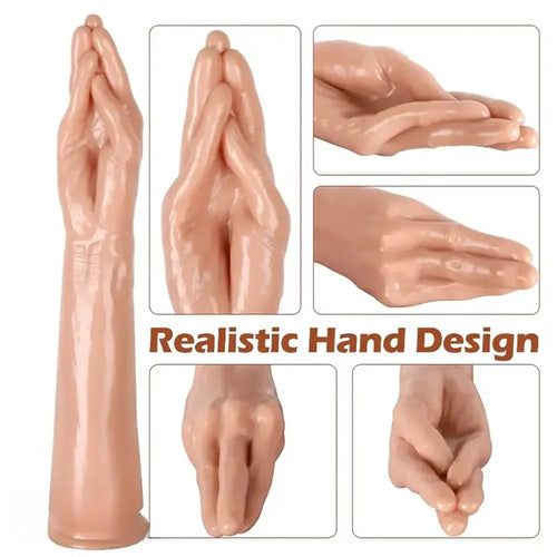 15.55in Extra Large Thick Long Hand Fist Dildo Anal Plug Dilator