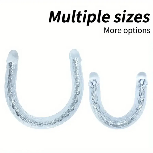 15.5in 22.7in Flexible Double-Headed Long Dildo Manual Pleasure Toy