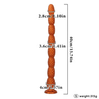 15.74in 23.62in Extra Long Whip Anal Plug Dildo Adult Couple Foreplay Toy