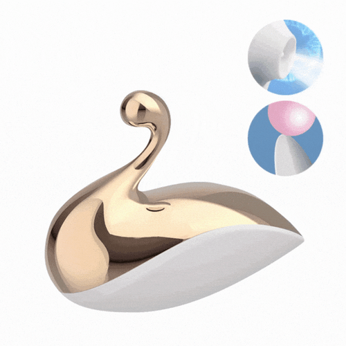 Women Little Swan Lipping Tongue Licking Vibrator
