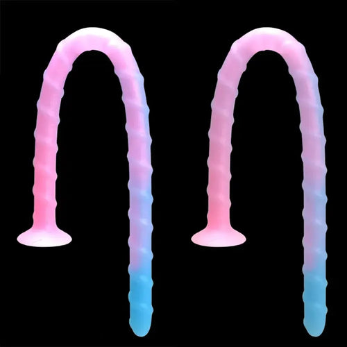 16.14in 19.69in 24.21in Luminous Monster Soft Luminous Glowing Dildo