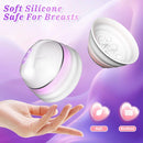 Angel 5 Vacuum Suction 10 Vibration Breast Massagers With Remote (A Pair)