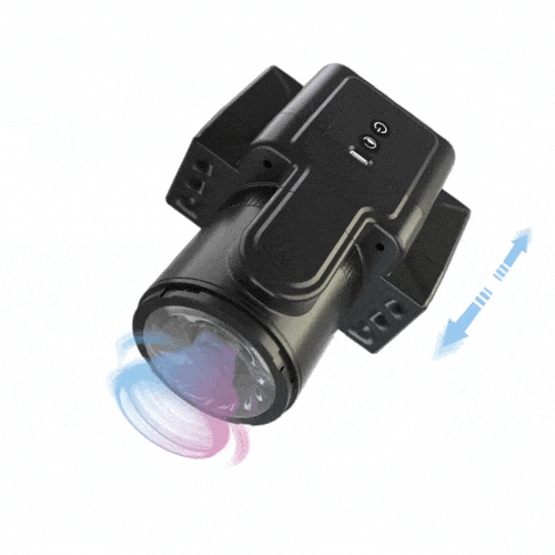 Camera 7-Speed Rotating Vibrating Male Masturbator