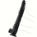 17in Prostate Gland Massage PVC Huge Black Long Dildo For Women