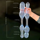 19.75in Double-Headed Adult Toy Soft & Flexible Extra Long Anal Plug Dildo