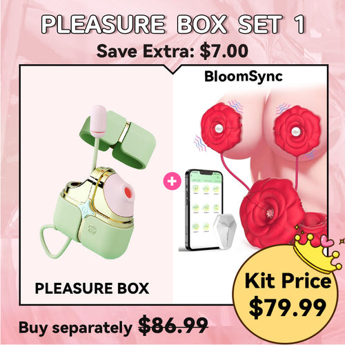Exquisite Box 2-in-1 Clit Sucker With Bullet Vibrator