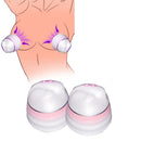 Angel 5 Vacuum Suction 10 Vibration Breast Massagers With Remote (A Pair)