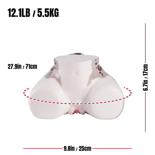 Shira Snow Leopard Furry Torso Butt Sex Doll