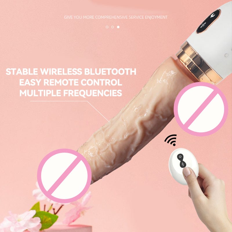 Small Dildo Machine Suction Cup Vibrant Toys with Remote Control