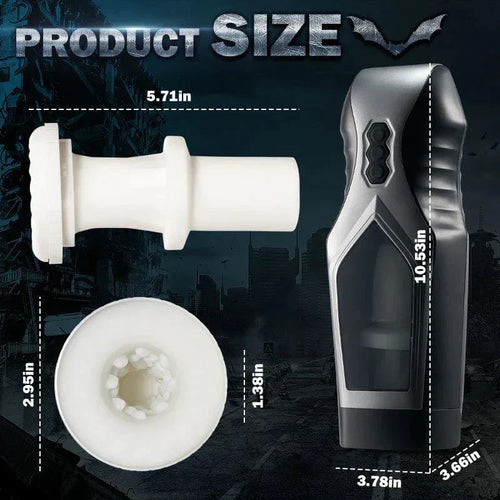 Thursting & Vibrating With Huge Visible Window Oral Male Masturbation