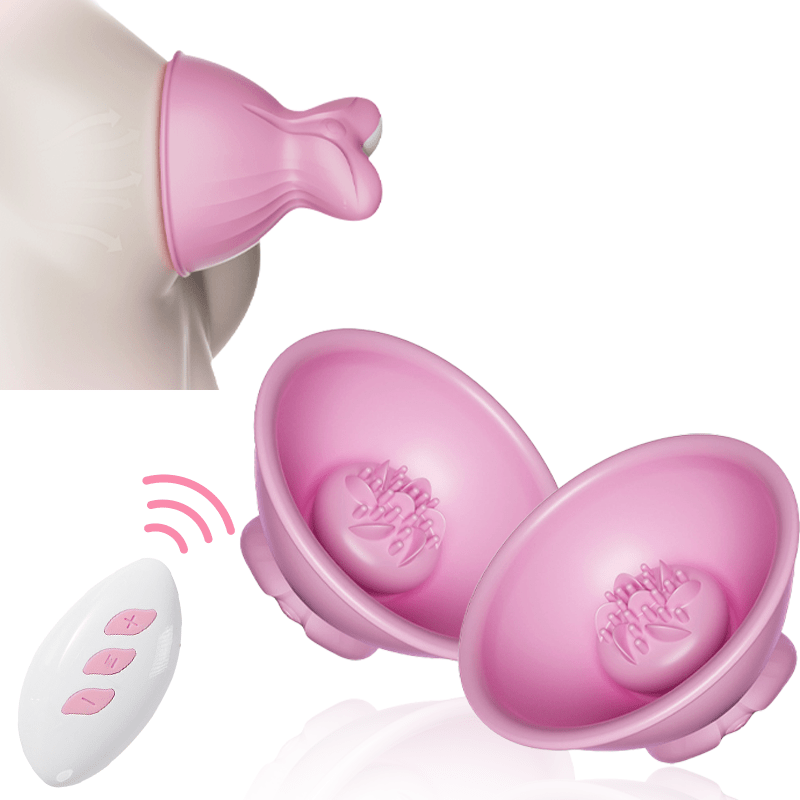 Vibrating Rotation Breast Massager Clitoral Stimulator Remote Control