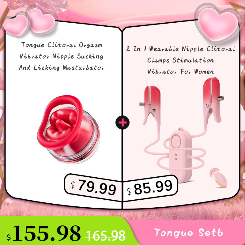 Tongue Clitoral Orgasm Vibrator Nipple Sucking And Licking Masturbator