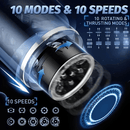 Samurai 3.0 - 10 Thrusting Spinning Telescopic And Rotating Male Masturbator