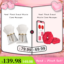 MizzZee Rose 9 Vibrations Nipple Clamps with Chain Necklace