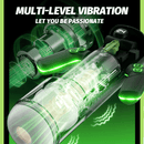 Handle - Controlled Male Masturbator 9 - frequency telescopic movement Sucking Vibration