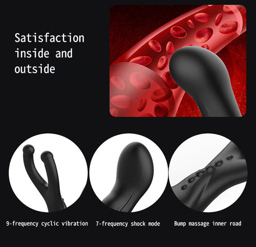 Massager Rotating Anal Vibrator Male Masturbator Butt Plug Vibrators
