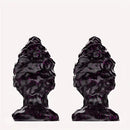 2.95in 4.33in Special-Shaped Silicone Anal Plug Thread Point Dildo