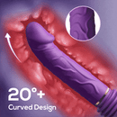 5 Thrusting & 8 Vibrating Dildo Machine with Handle and Sucker
