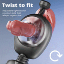 Darth Vader Wearable 9 Thrusting Vibration Male Masturbator With Remote