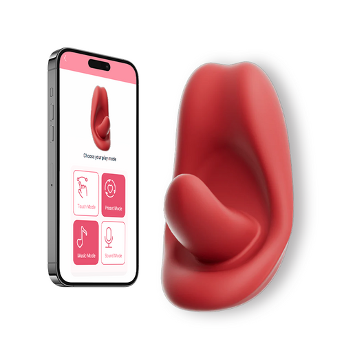 Vibrating Tongue Wearable G-Spot Clitoris Stimulator APP control