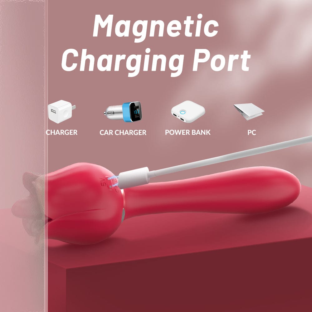 Tongue Rose & G-Sport Sex Toy Oral Licking Stimulate Masturbate Adult Toys Massager For Women