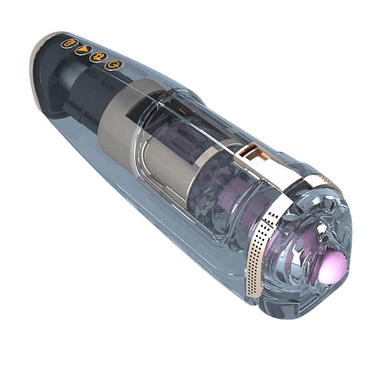Hero 6-Frequency Thrusting Self-Heating Male Masturbator