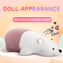 Discreet Infinity Pillow Polar Bear Remote Control Sex Machine