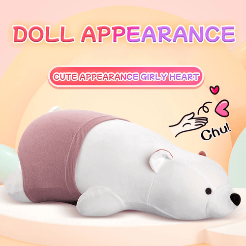 Discreet Infinity Pillow Polar Bear Remote Control Sex Machine