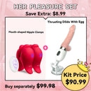 Small Dildo Machine Suction Cup Vibrant Toys with Remote Control