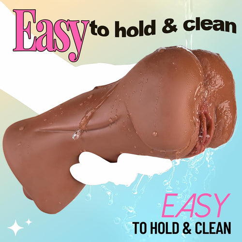 1.41Lbs 3-in-1 Pocket Pussy Realistic Mouth Vagina and Tight ass Male Penis Stroker