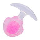 3.27in 3.86in Silicone Butt Plug Dildo Vaginal Massager & Anus Stimulator