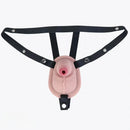 3.38in Real Hollow Chastity Cage Dildo Male And Female Masturbator