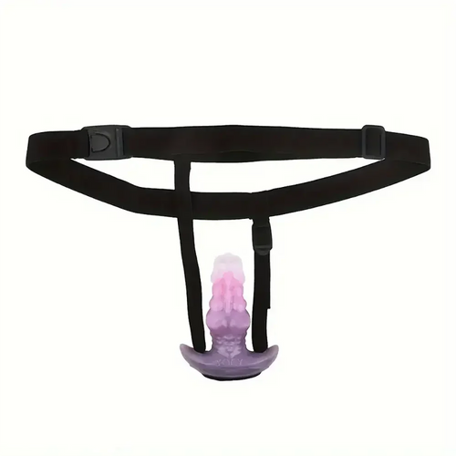 3.42in 4.4in 5.82in Small Fantasy Monster Knot Hollow Sleeve Dildo