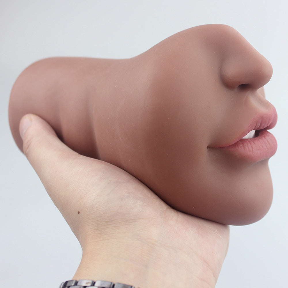 1.49Lb Pocket Pussy Realistic Mouth Blowjob Masturbator Stroker