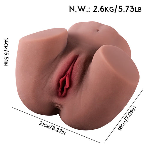 5.73Lb Big Realistic Butt Lifelike Sex Doll ass sex Torso Pocket Pussy
