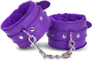 【Free Gift】BDSM Adjustable Plush Handcuffs Ankle Bracelets Restraint Set Sex Toy
