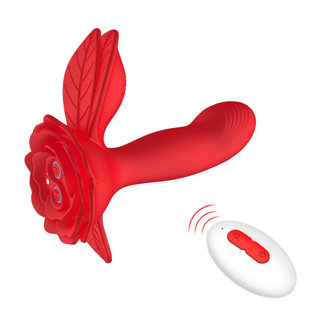 Rose Wearable Double Stimulation G Spot Vibrator