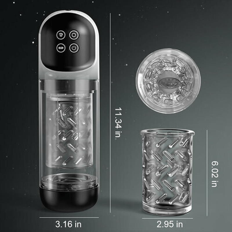 Night Elf 7 Rotation Suction Vacuum Pumps Male Masturbator