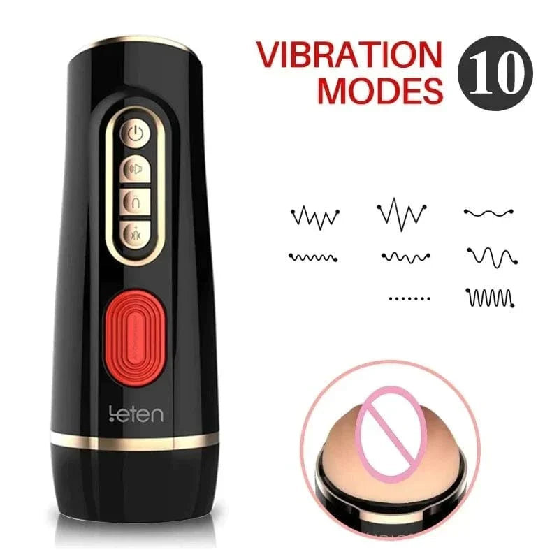 10-Frequency Vibration Sucking Male Masturbator