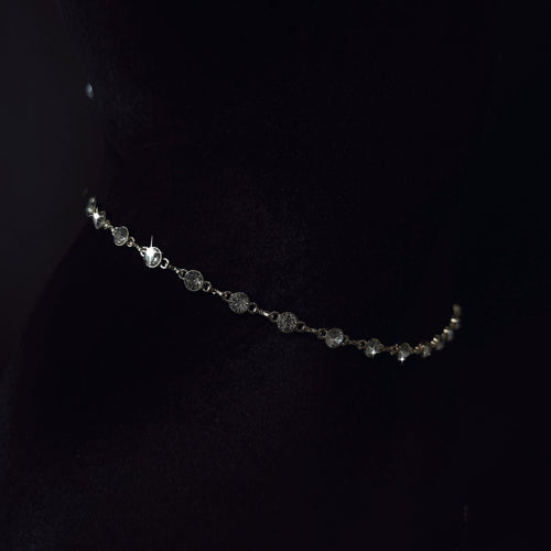 Butterfly Collar & Nipple Clamp Chain Suit