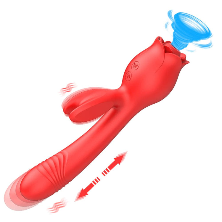 Rose Vibrator G Spot Clitoral Stimulator