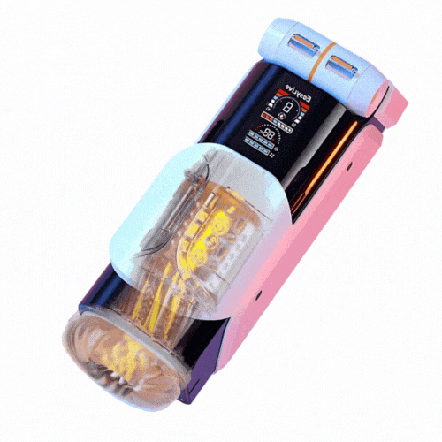 No8 8-Frequency Rotary Expansion and 5-Frequency Vibration Male Masturbator Powered by Easylive