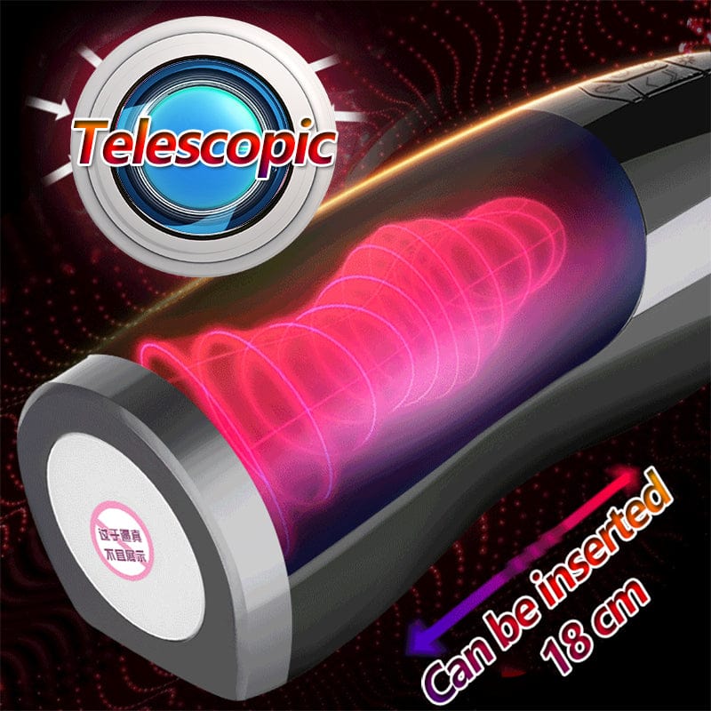 Heating Piston Electric Telescopic Full-automatic Male Masturbator