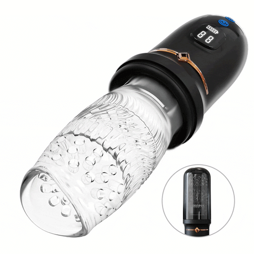 4.0 Version Male Rose Toy Thrusting Rotating Vibrating Oral Sex Penis Stroker