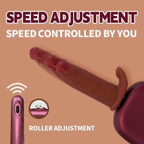 Auto Thrusting Vibration dildo Sex Machine Set With Storage Box