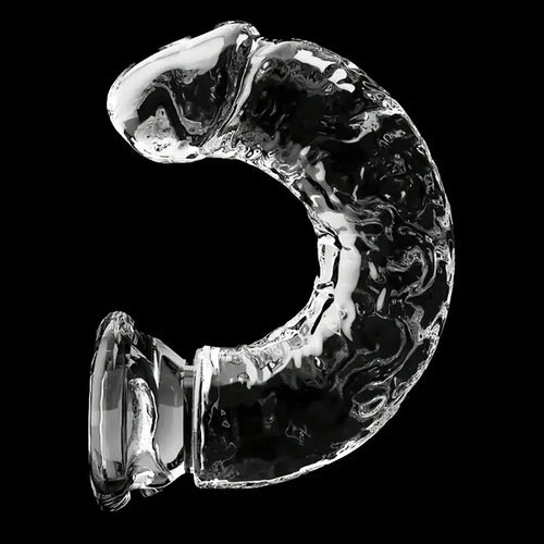 5.91in 6.5in 7.09in 7.68in Clear Dildo For Prostate Intimate Pleasure