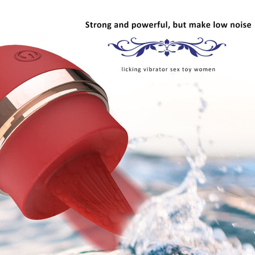 Licking Tongue 10 Modes Egg Vibration Medical Silicone