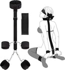 BDSM Kit Neck to Wrist Behind Back Collar Restraints Adjustable Set SM Play