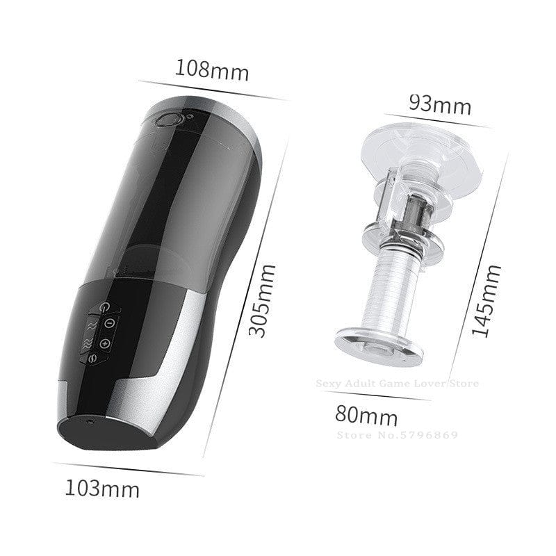 Heating Piston Electric Telescopic Full-automatic Male Masturbator