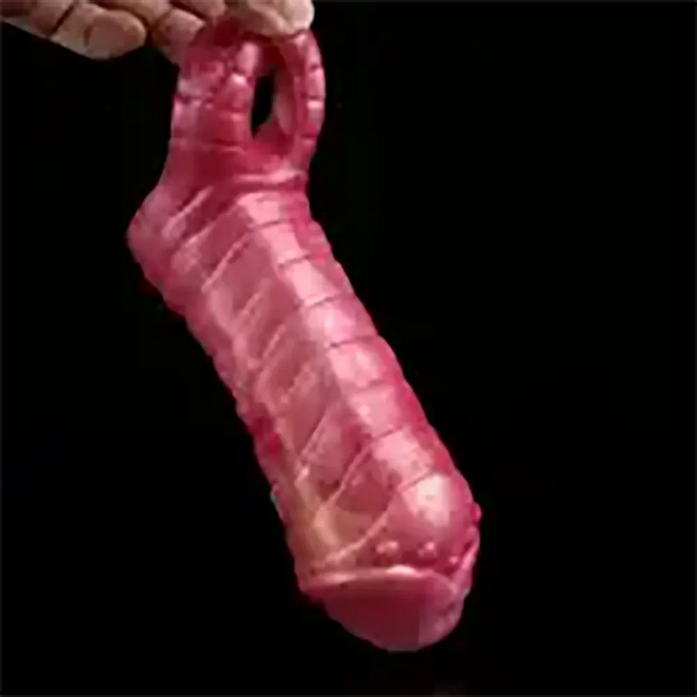 6.1in Silicone Soft Dildo Sleeve Penis Extender Reusable Penis Sleeve